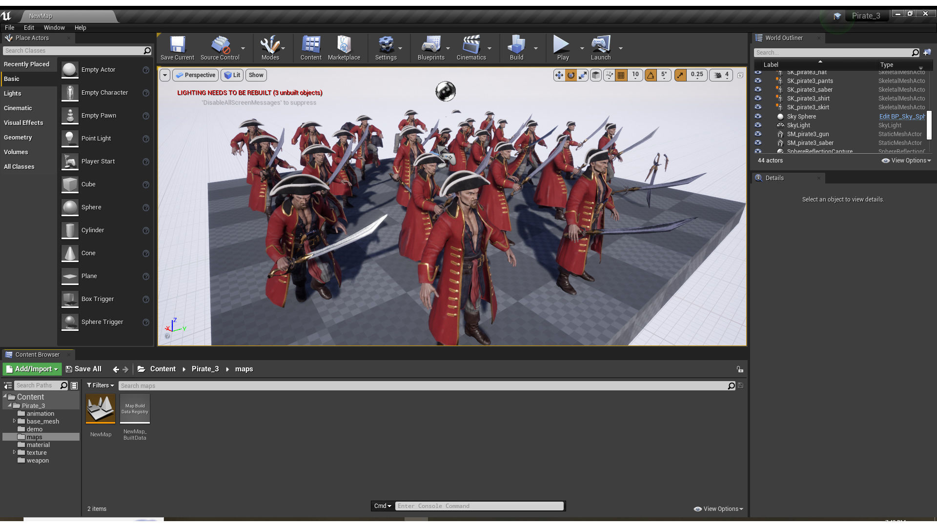 PIRATE R3 Low-poly 3D model_15