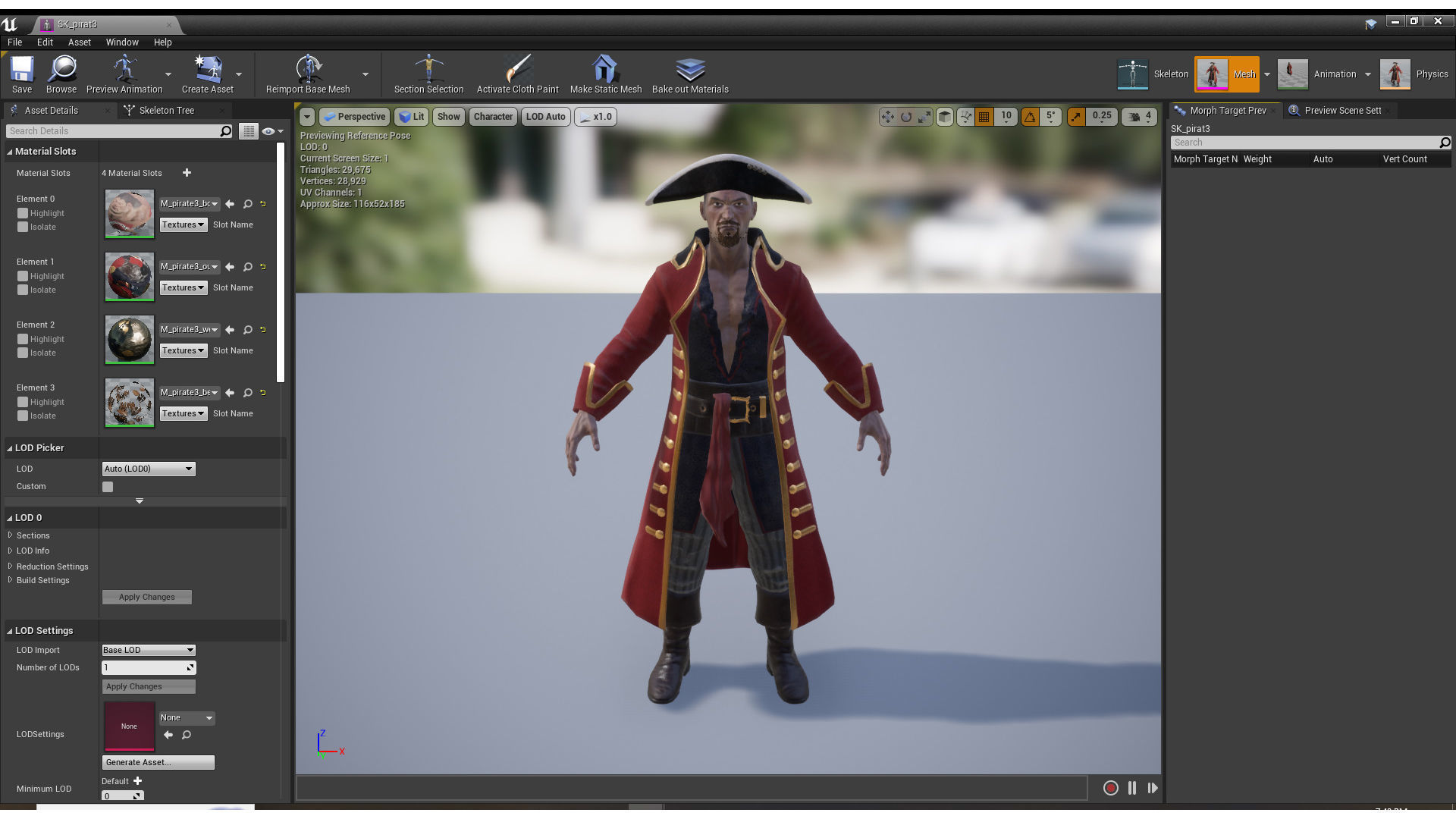 PIRATE R3 Low-poly 3D model_17