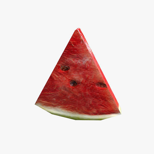 Medieval Watermelon  Low-poly 3D model 2