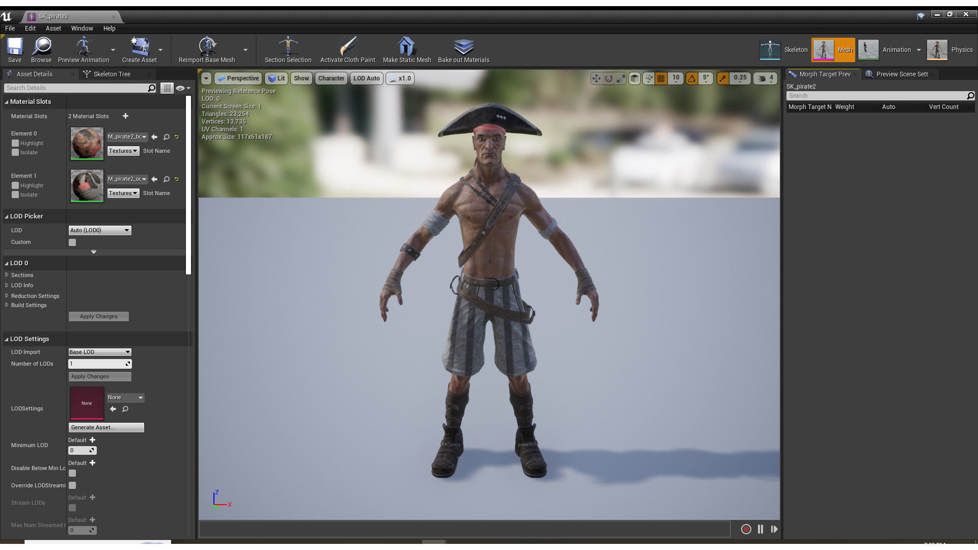 PIRATE R2 Low-poly 3D model_16