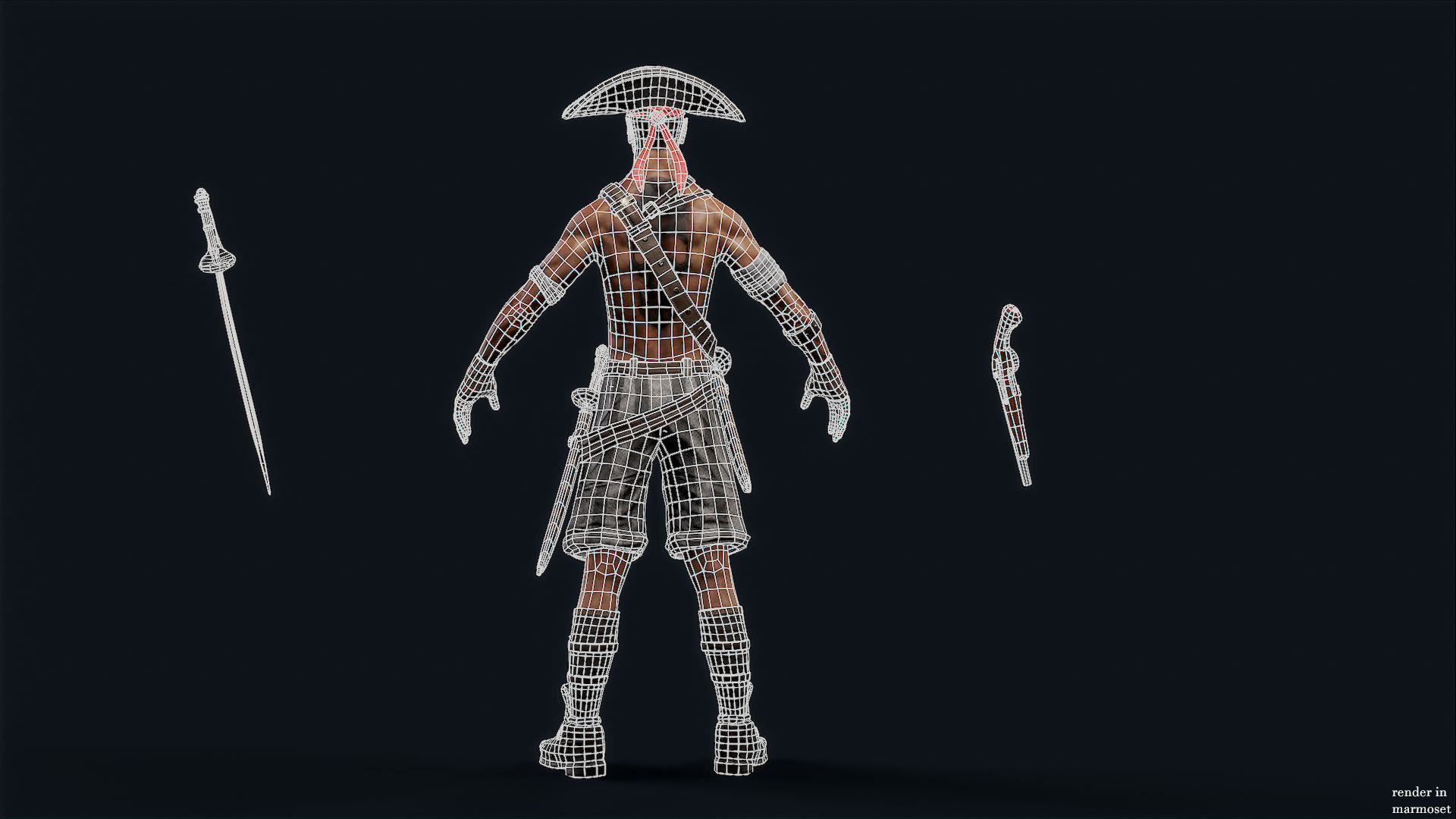 PIRATE R2 Low-poly 3D model_13