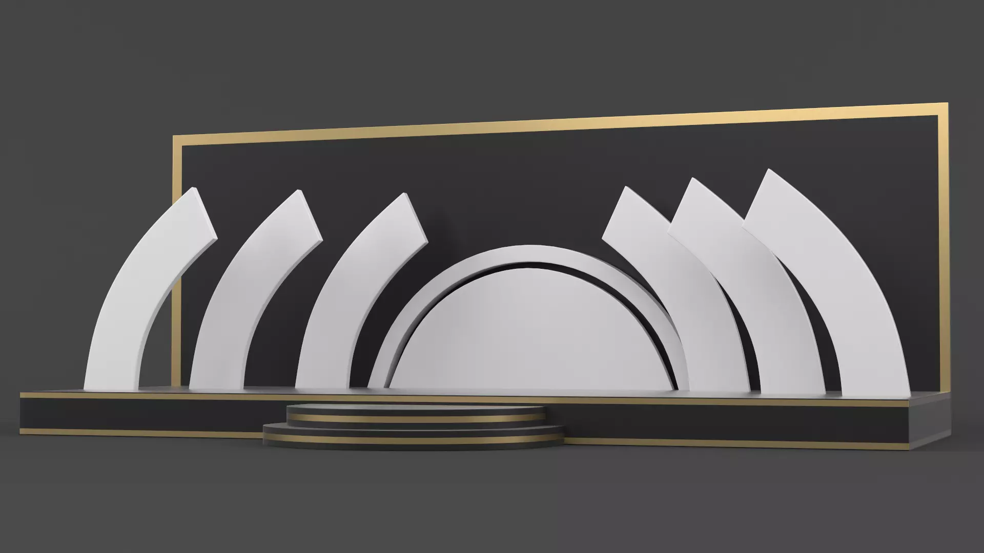 Empty Stage Design Free 3D model