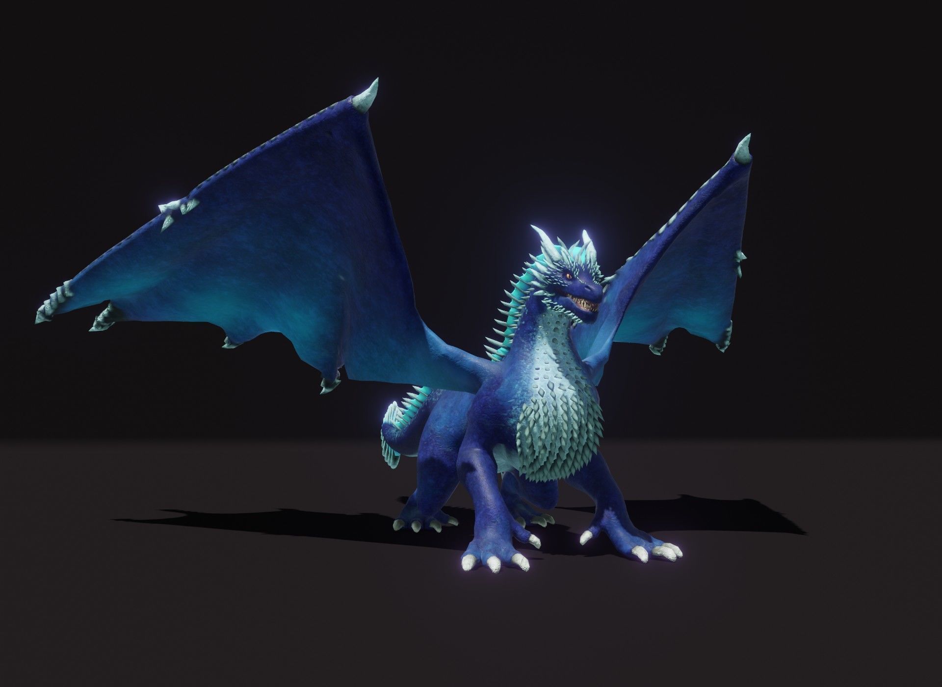 Realistic Animated Dragons 3d Model Pack Low-poly 3D model_39