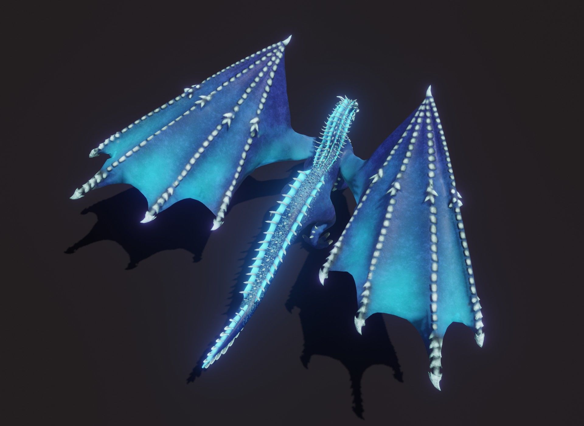 Realistic Animated Dragons 3d Model Pack Low-poly 3D model_41