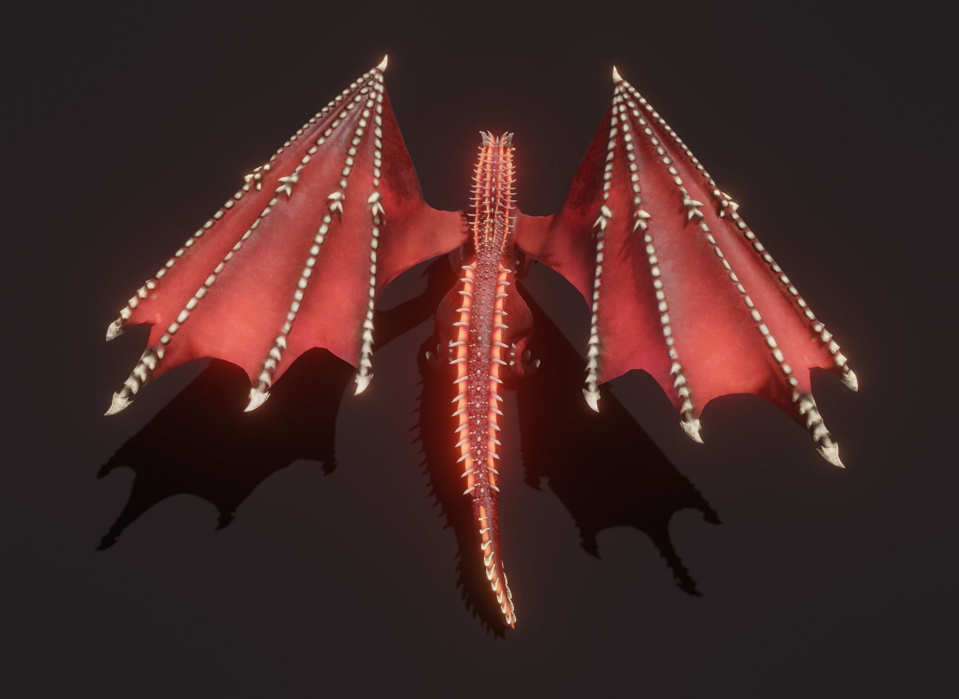 Realistic Animated Dragons 3d Model Pack Low-poly 3D model_38