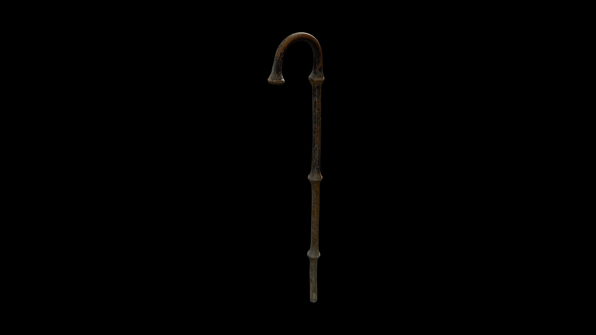 Anydrafts Crutch 01 Low-poly 3D model_1