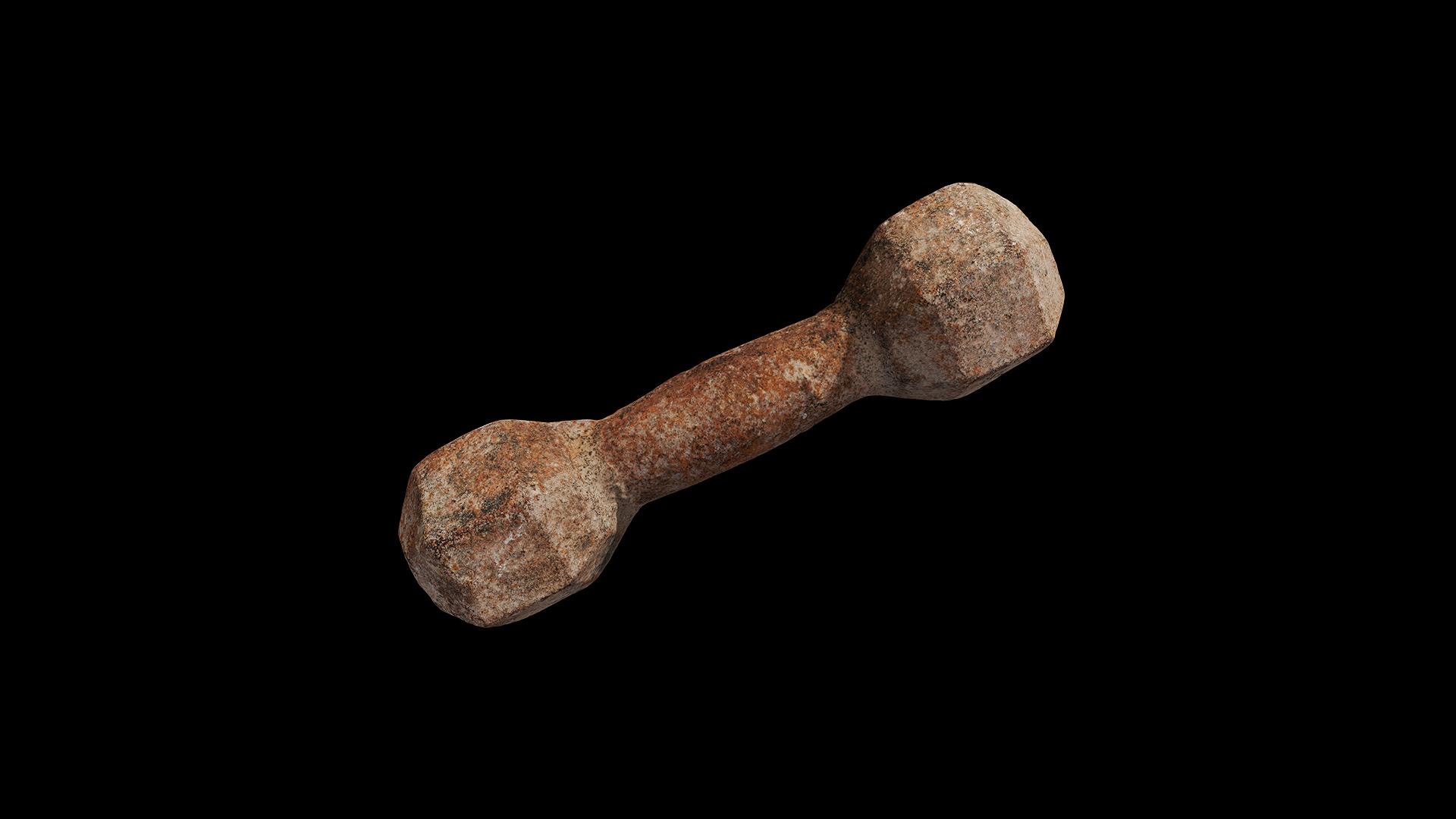 Anydrafts Dumbbell 01 Low-poly 3D model_5