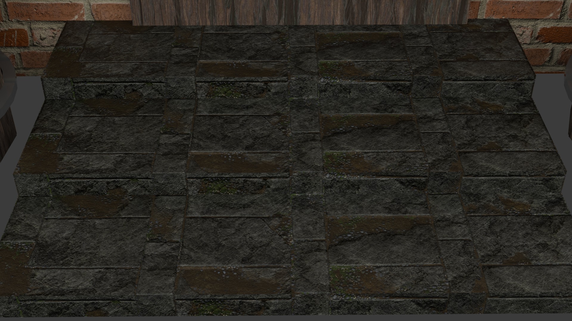 Rustic Bakery Interior and Exterior Environment 3D model_4