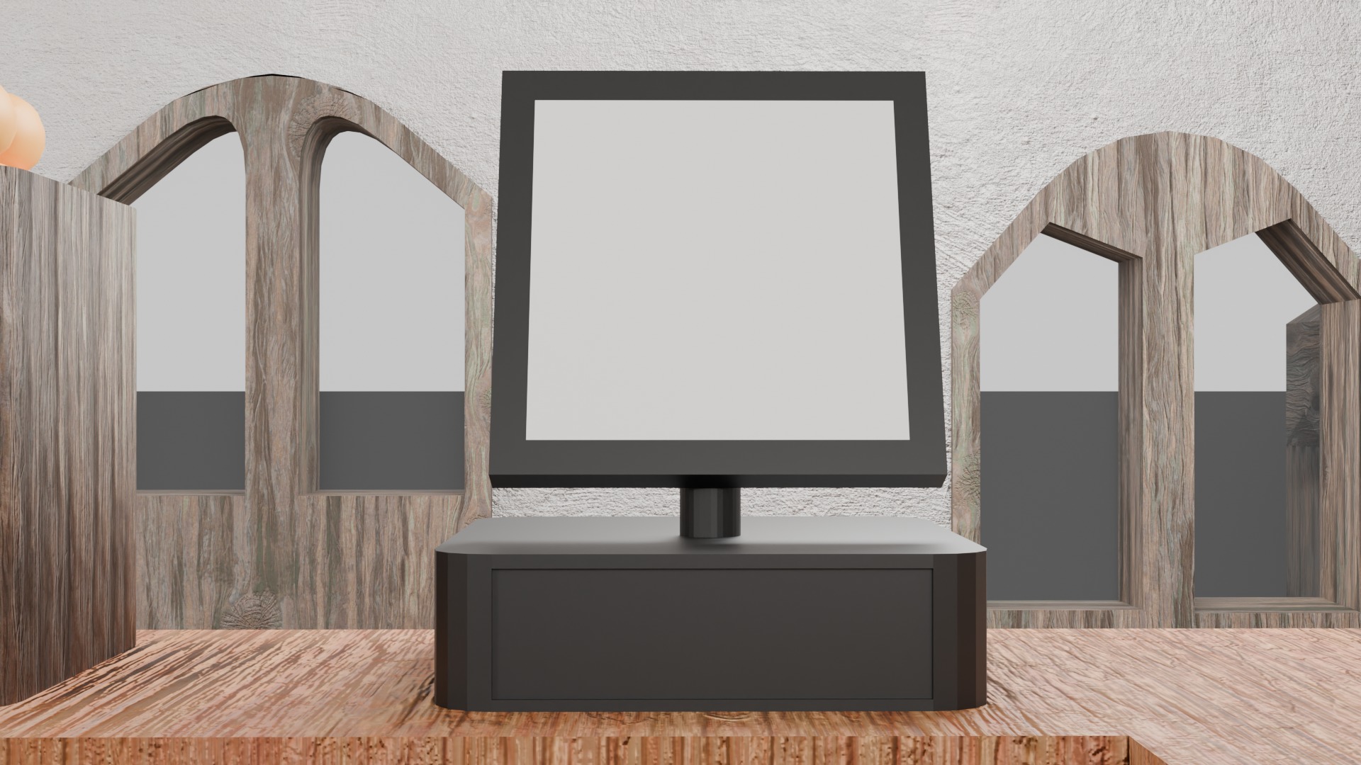 Rustic Bakery Interior and Exterior Environment 3D model_7