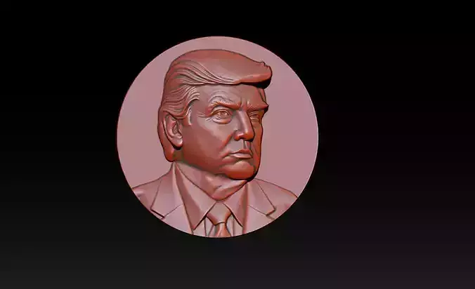 3D Donald Trump Bust