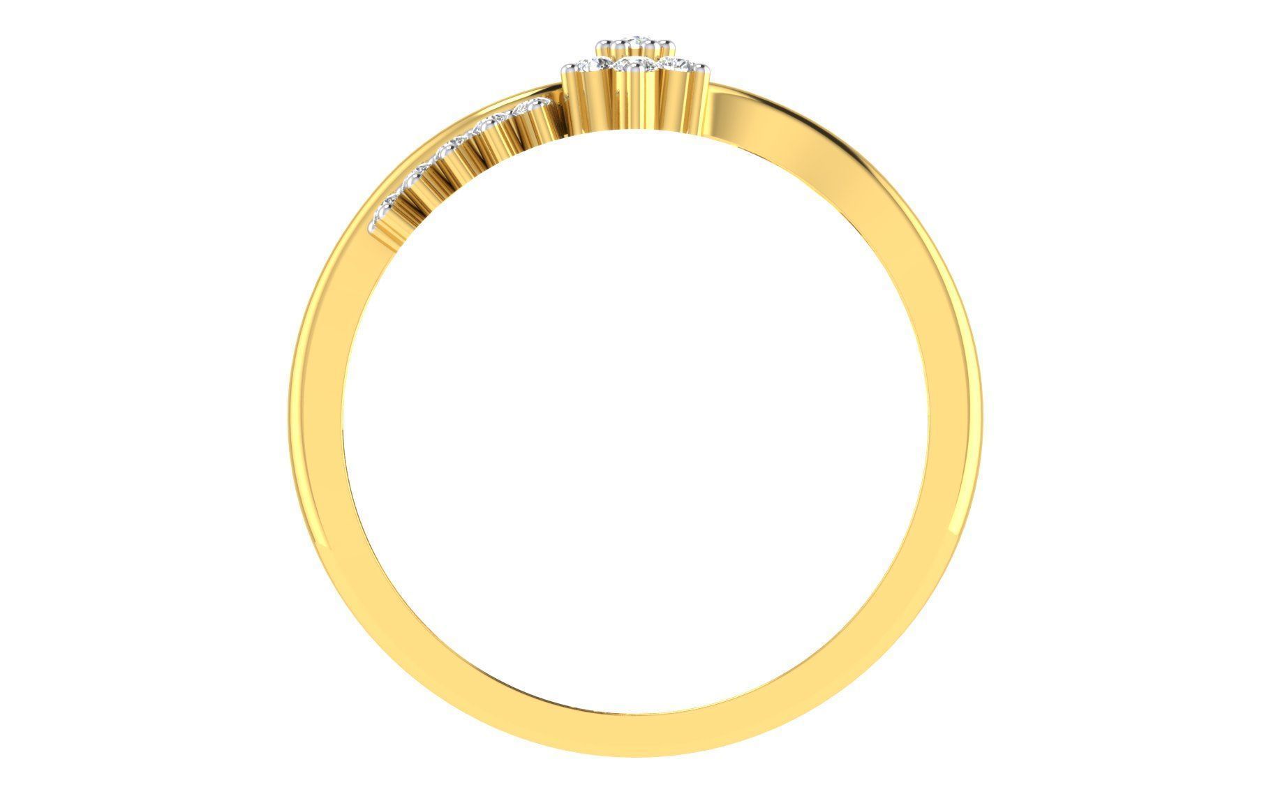 Women Ring Render 3dm STL OBJ FBX MGX Details 3D print model_2