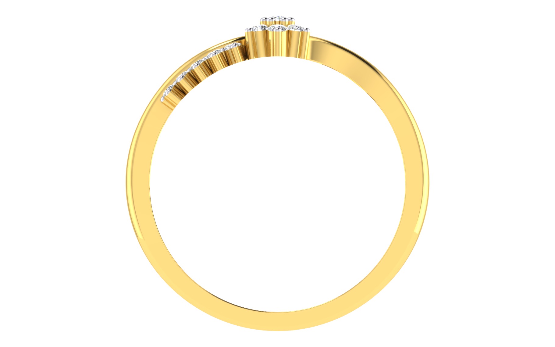 Women Ring Render 3dm STL OBJ FBX MGX Details 3D print model_3