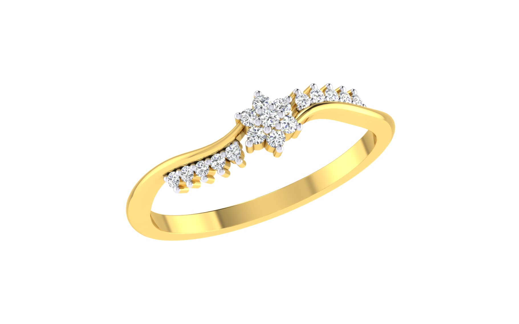 Women Ring Render 3dm STL OBJ FBX MGX Details 3D print model_1