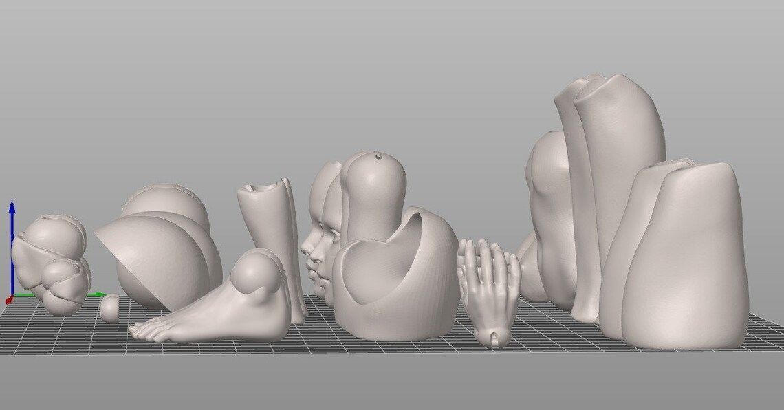 BJD teenage 3D print model_7