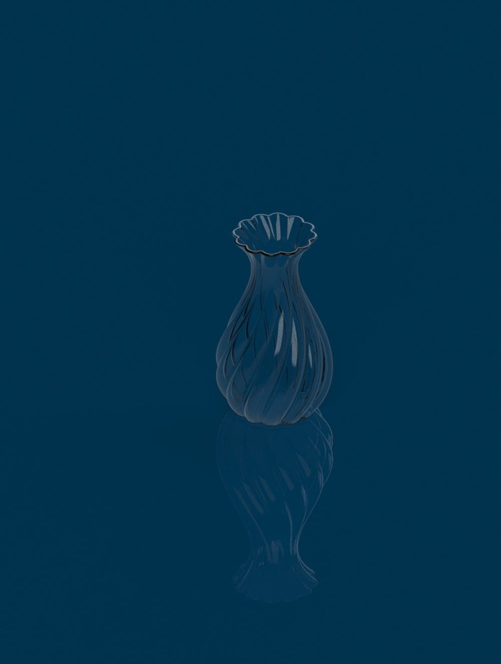 3D Vase Model 3D model_4