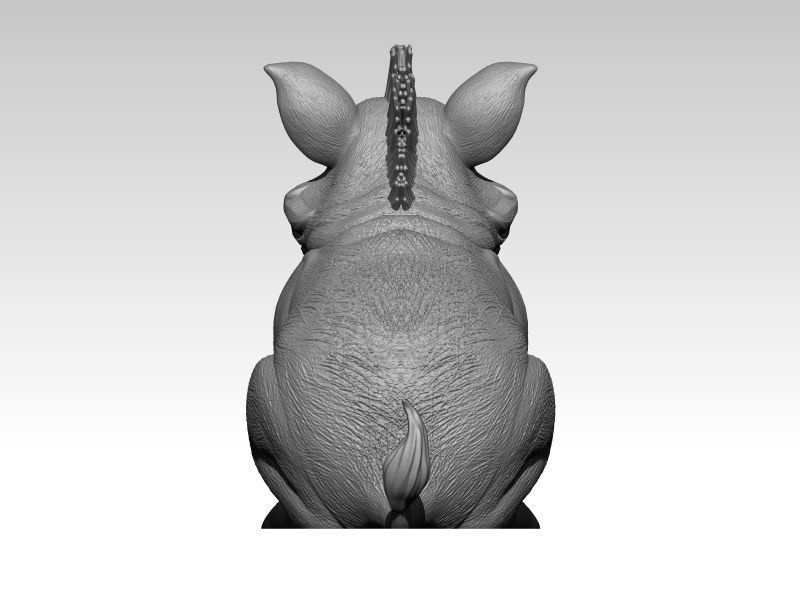 Kawaii Mini Wild Boar 3D print model_3