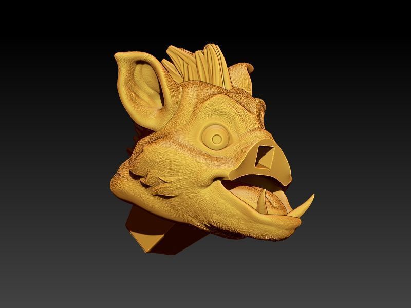 Kawaii Mini Wild Boar 3D print model_9