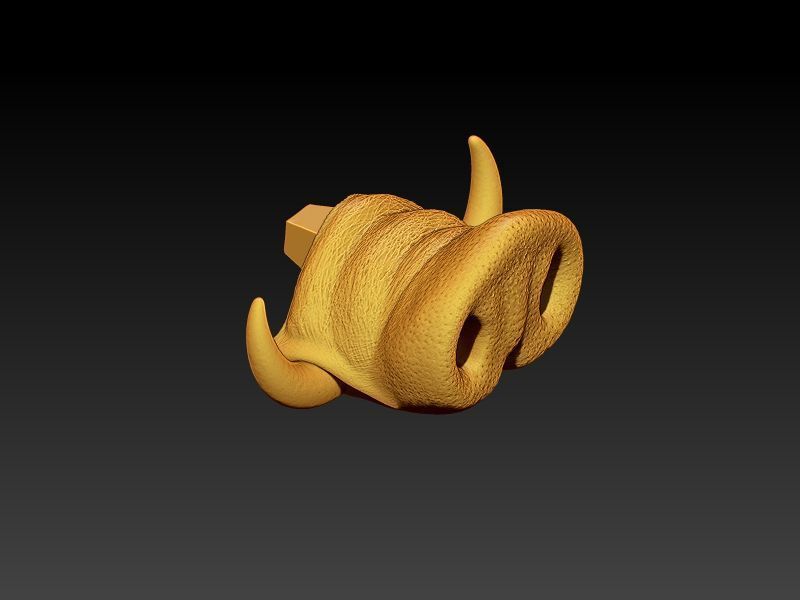 Kawaii Mini Wild Boar 3D print model_10