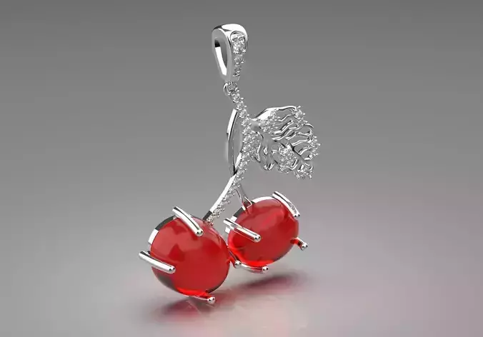 cherry jewelry pendant jp0133