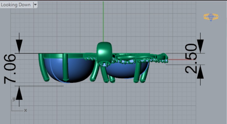 cherry jewelry pendant jp0133 3D print model_9