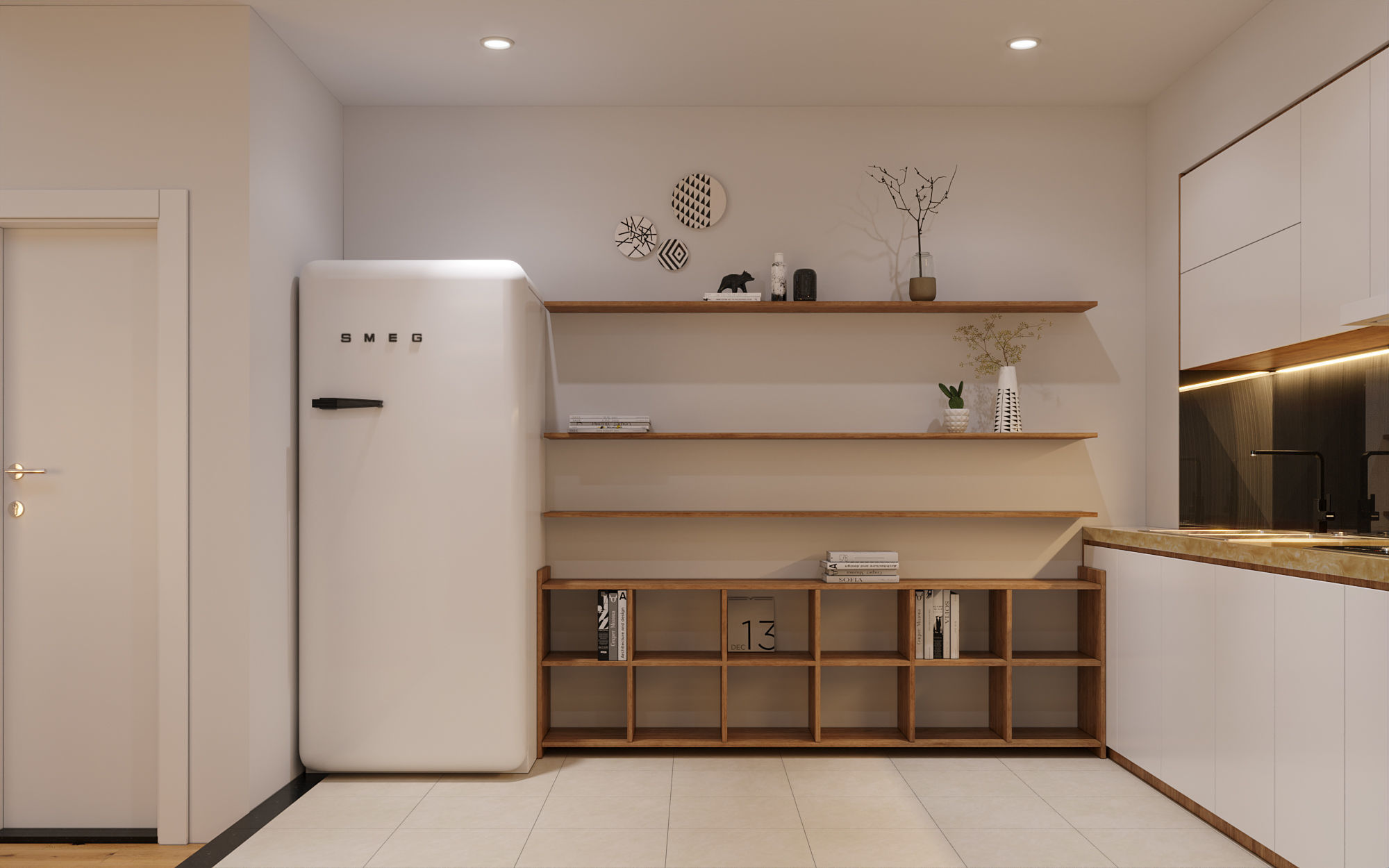 Scandinavian Living Room 3D model 3D model_8