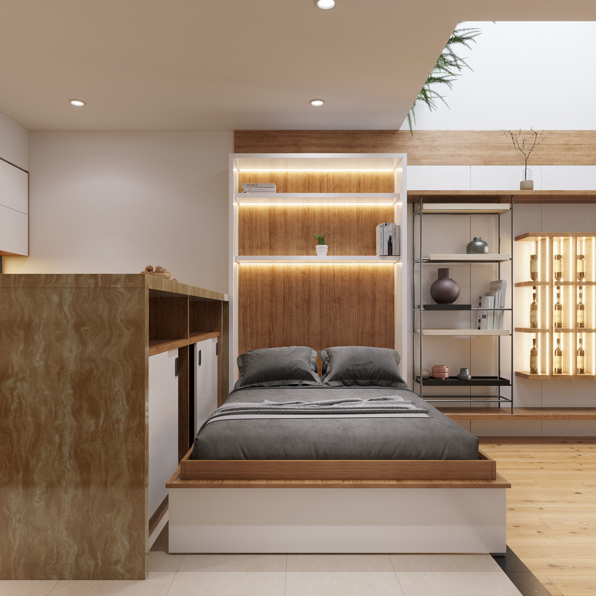 Scandinavian Living Room 3D model 3D model_7