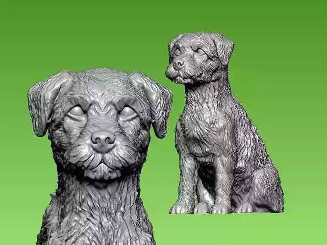 Cocker Spaniel English Dog model - 3D print 3D print model