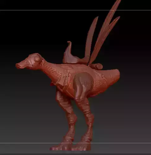 Star wars naboo KAADU 3D print model
