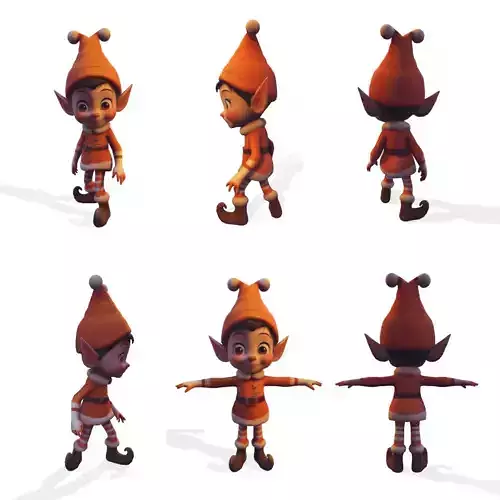 Pumpkin Elf the Autumns Cute Worker