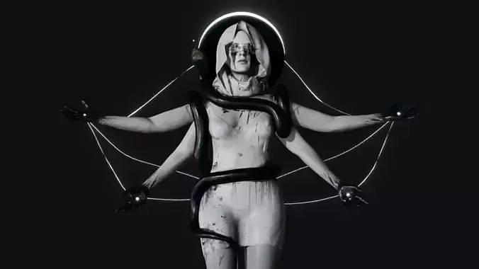Lilith Low-poly 3D model