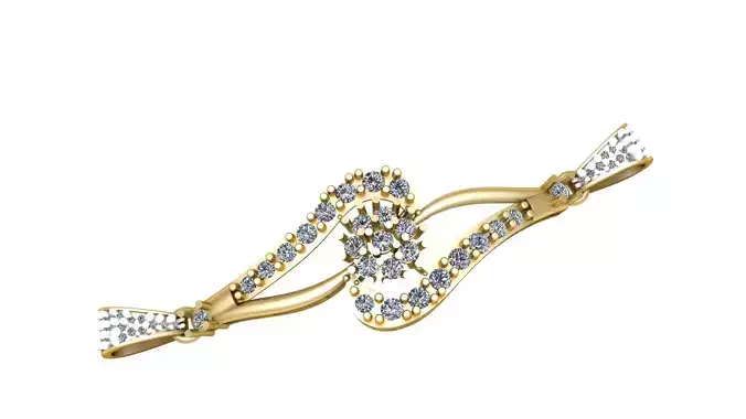 DIAMOND FLORET RING 3D PRINTABLE MODEL