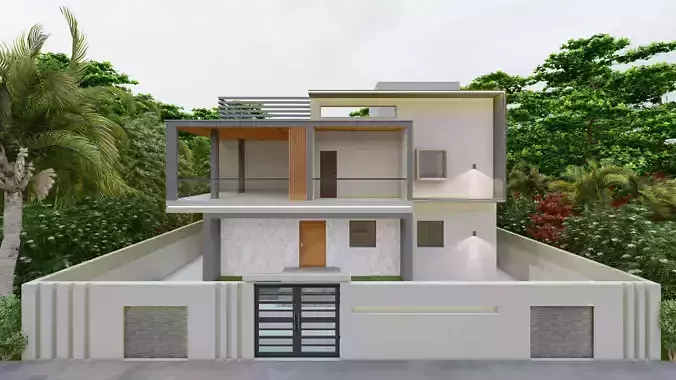 modern villa
