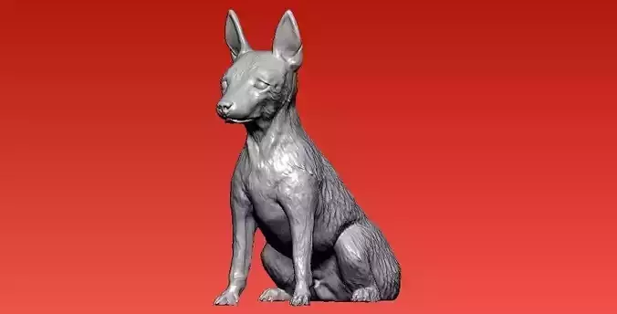 Orlie - toy - fox terier Dog model - 3D print