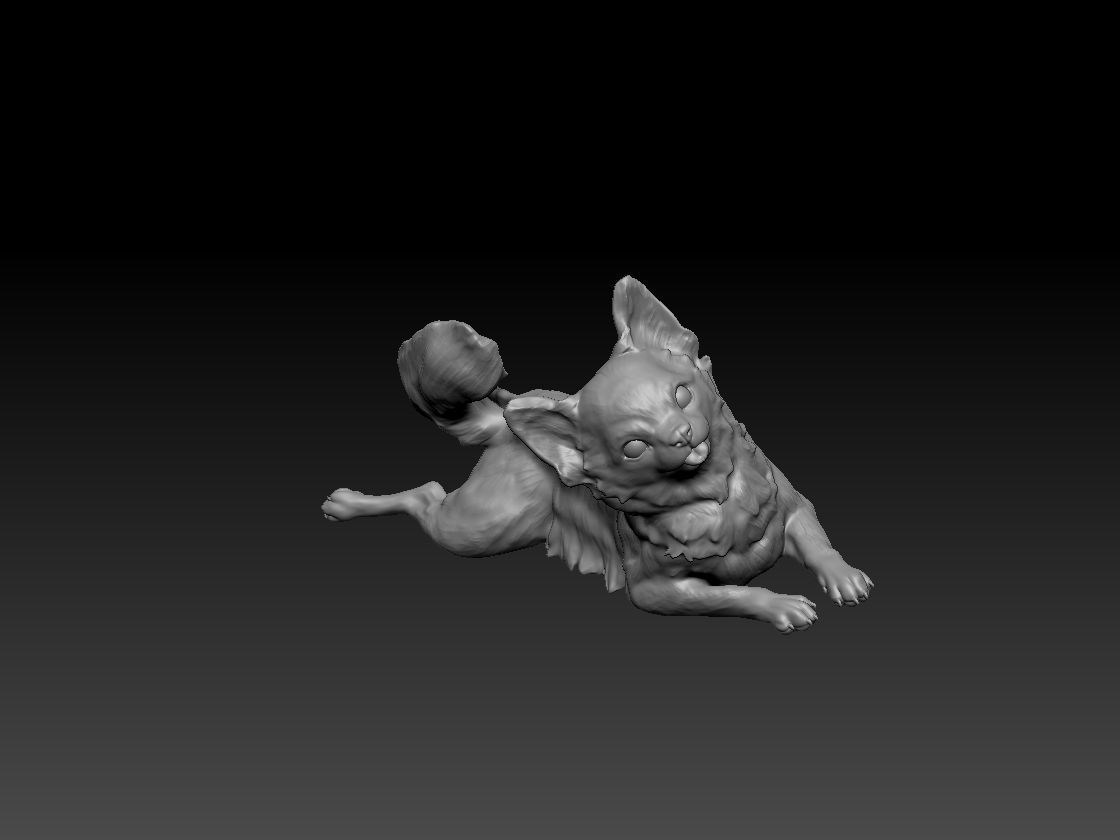Chihuahua Smooth Coat Dog 3D print model_1