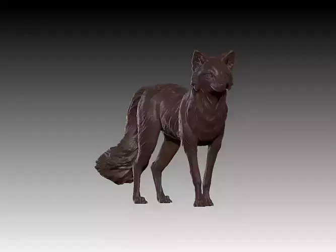 Fox 3D print model