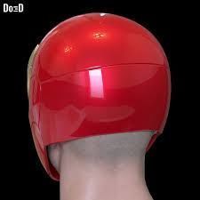 Helmet Iron Spider Gold Auto 3D print model_4