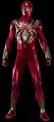 Armor Iron Spider Gold  3D print model