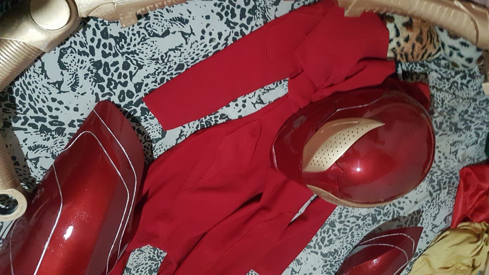 Armor Iron Spider Gold  3D print model_16