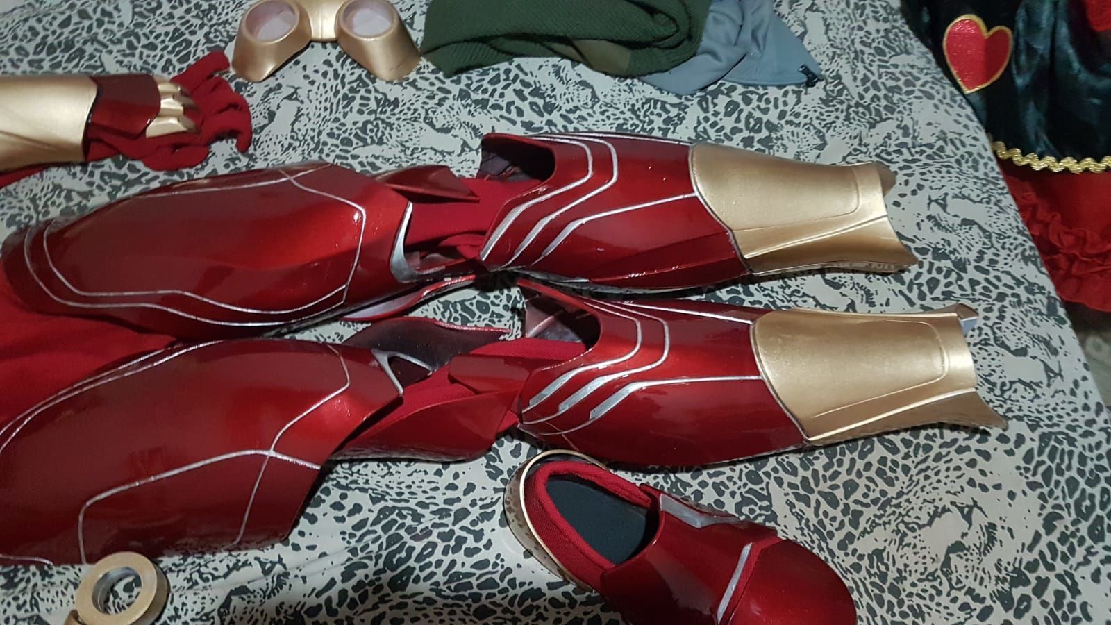 Armor Iron Spider Gold  3D print model_11