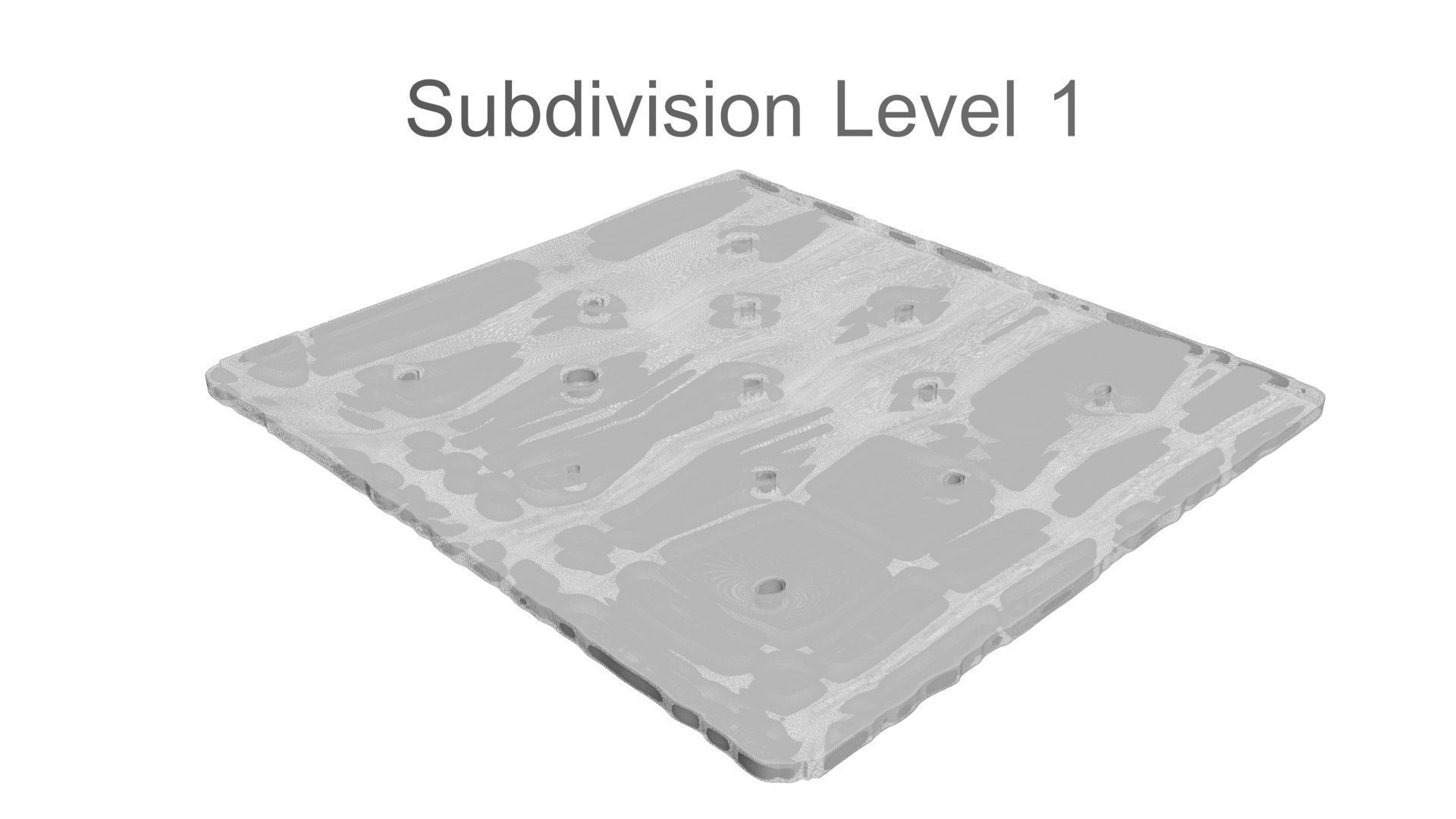 Square Cracker 3D model_25