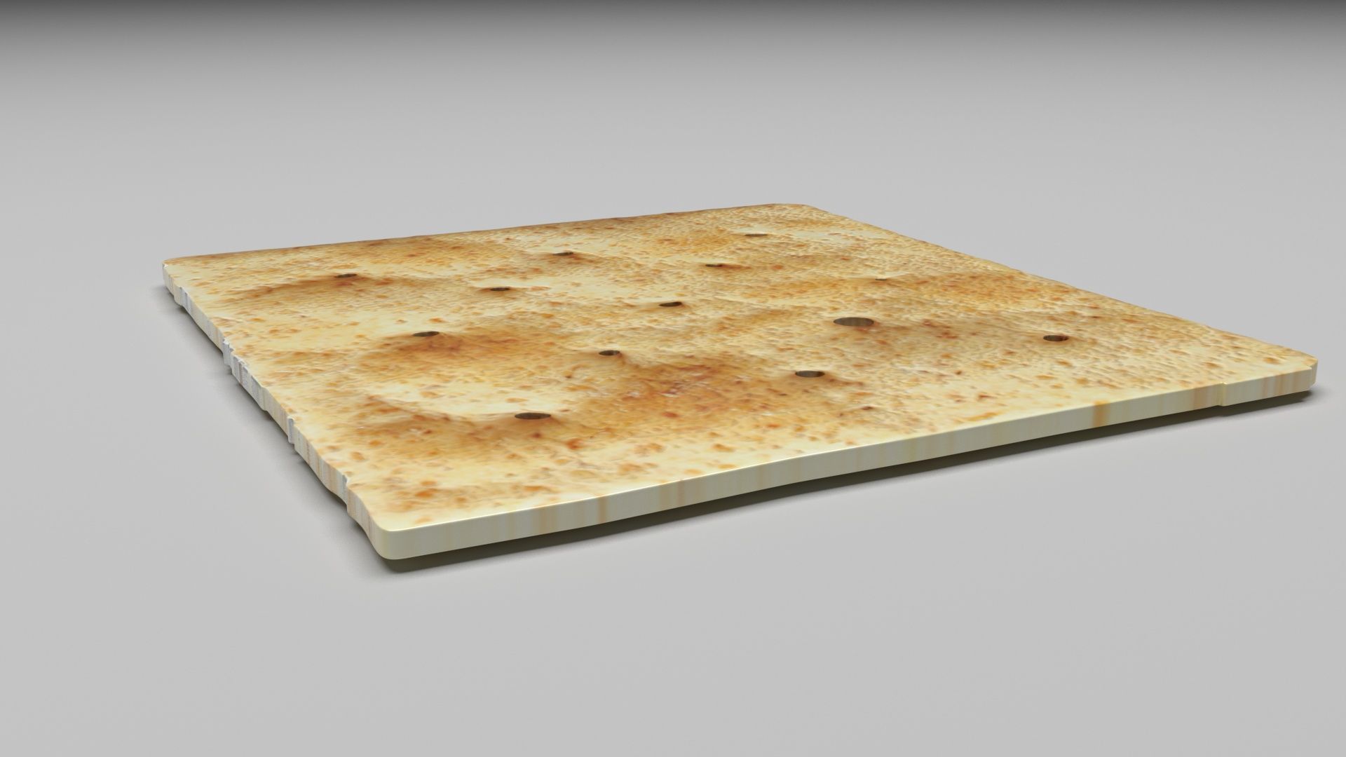 Square Cracker 3D model_2