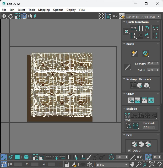 Square Cracker 3D model_27