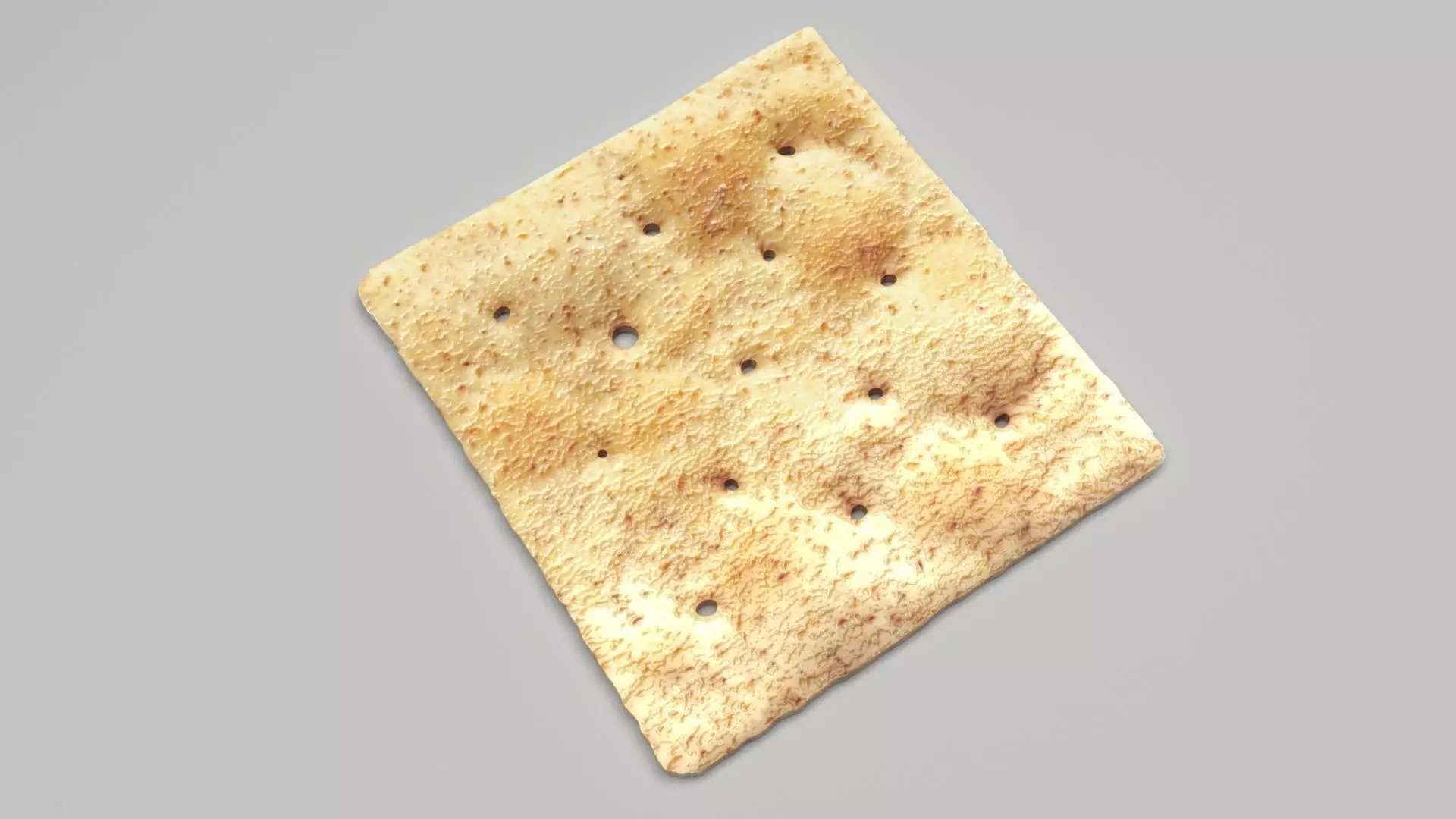 Square Cracker 3D model_0