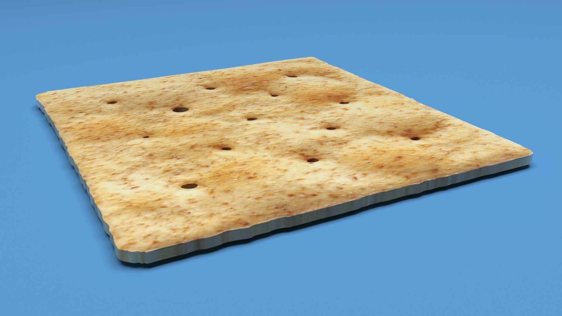 Square Cracker 3D model_5