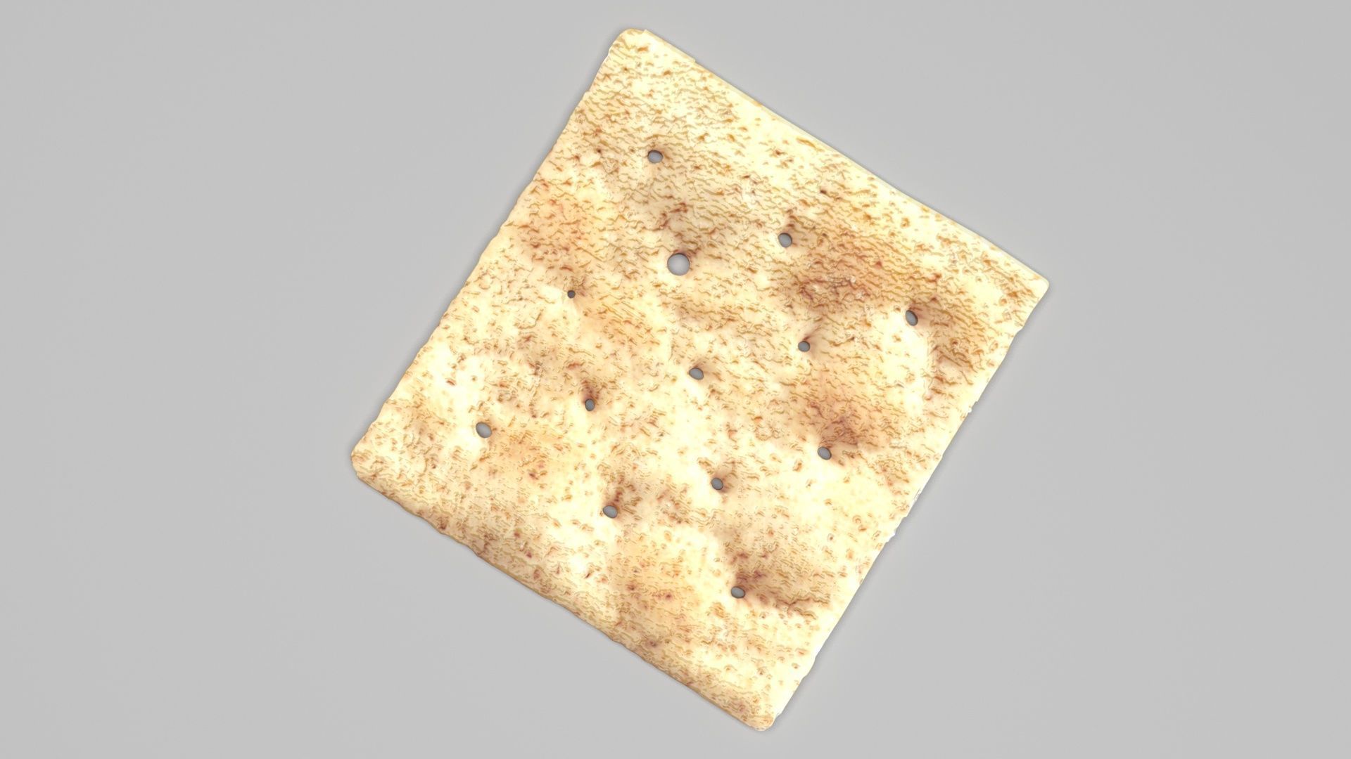 Square Cracker 3D model_1