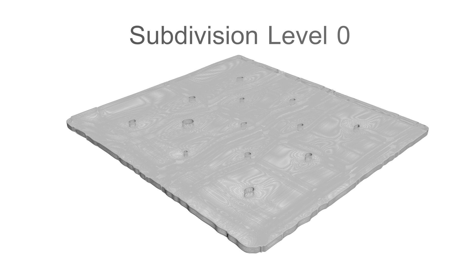 Square Cracker 3D model_26