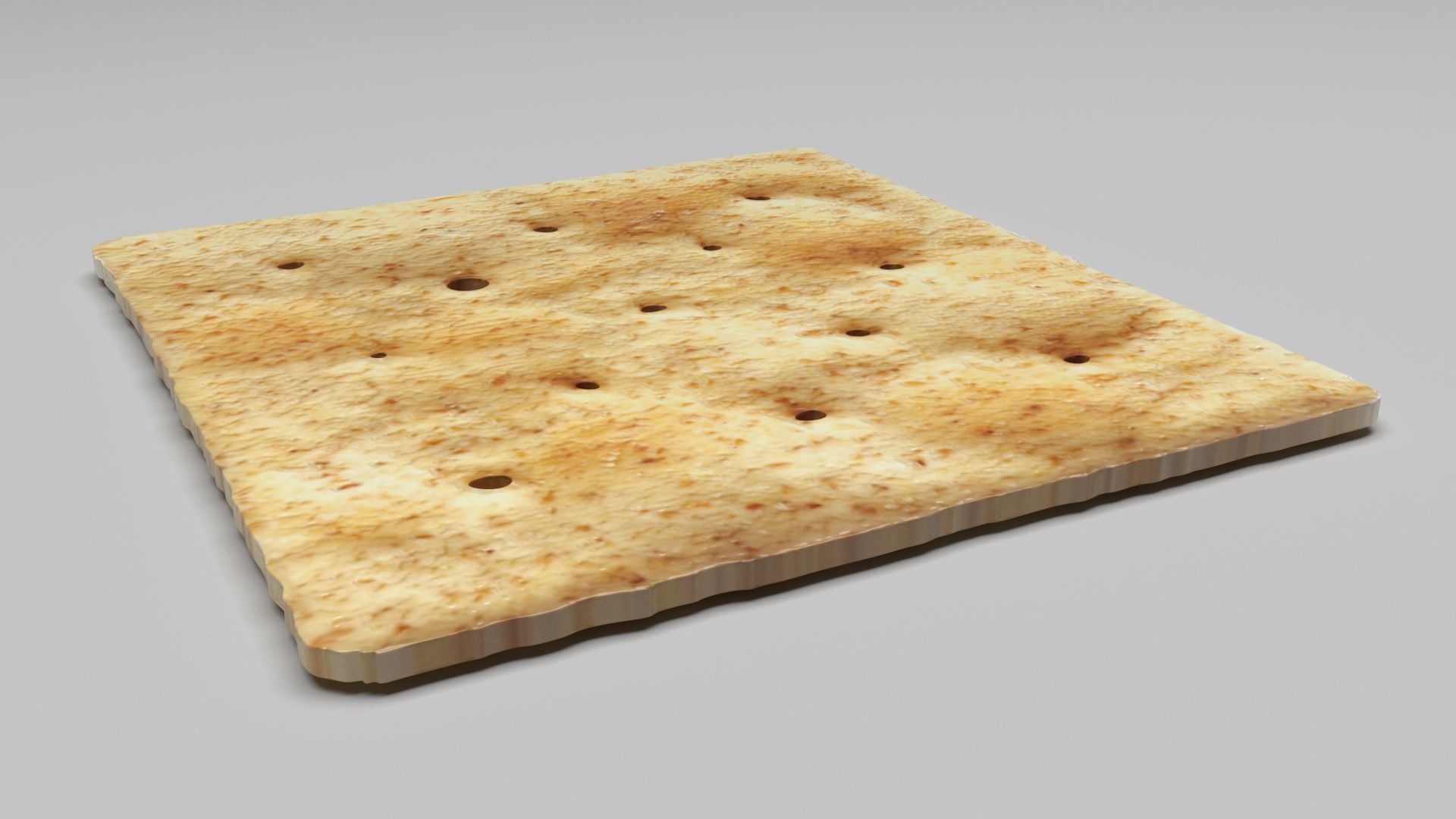 Square Cracker 3D model_4
