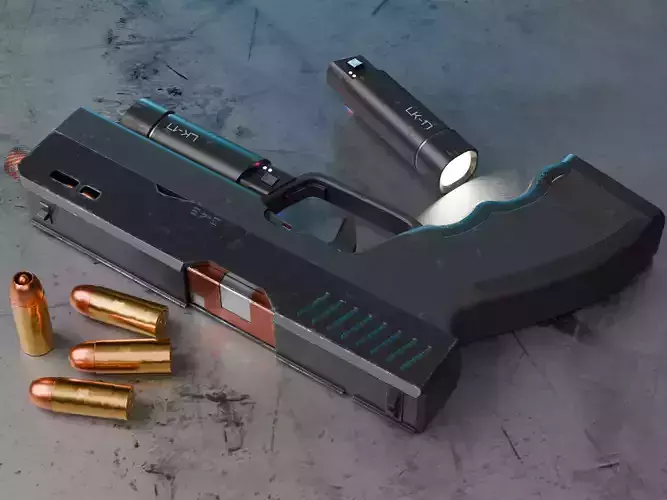 Modern Sci-fi Pistol