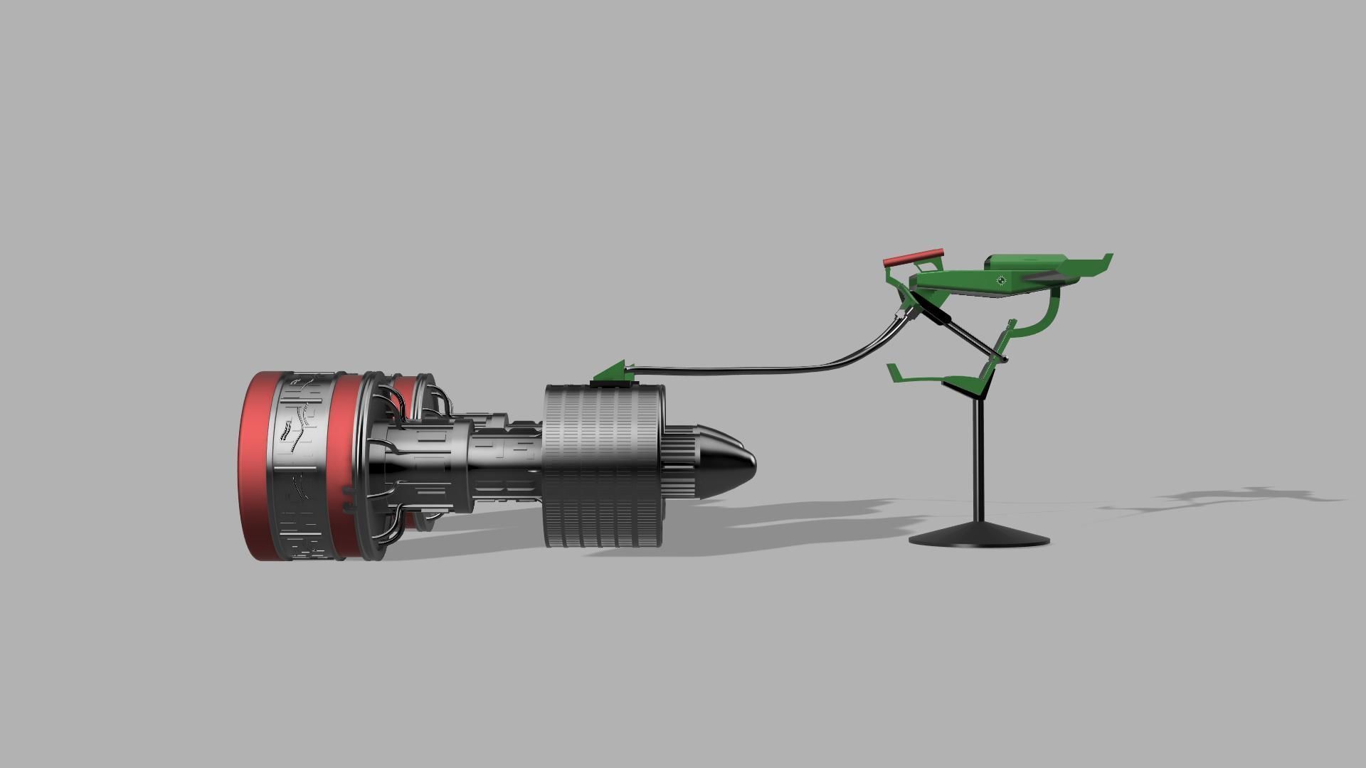 star wars clegg holdfast podracer 3D print model_3