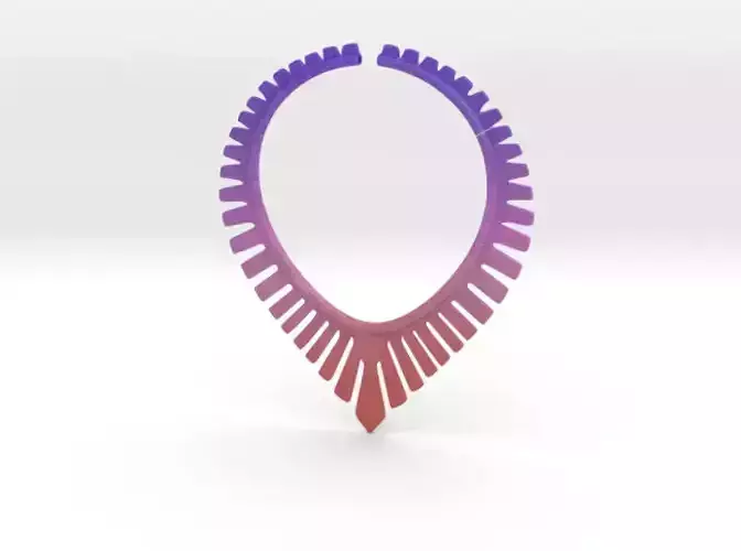 AD Collar Necklace 3D print model